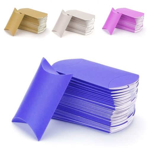 10 Pièces/Ensemble Mignon Papier Oreiller Bonbons Boîte De Mariage Faveurs Cadeau Bonbons Boîtes Maison Fête Anniversaire Approvisionnement