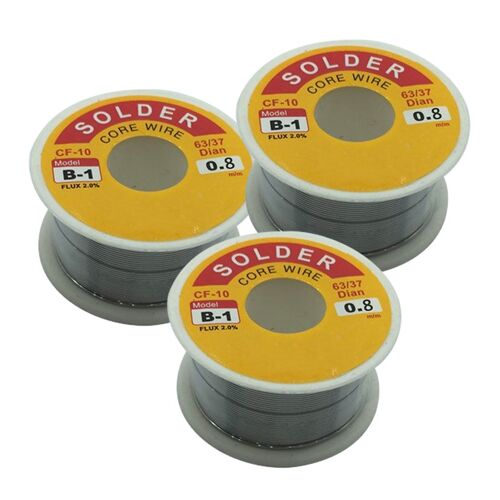 1 Pièces 0.8mm Étain Plomb Fondre Colophane Noyau Flux Soudure Soudure Fil De Soudage Bobine