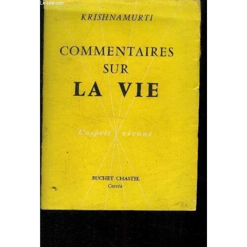 Commentaires Sur La Vie