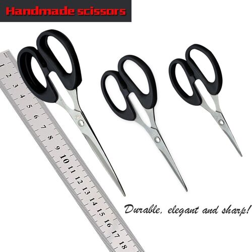 Ciseaux Durables De Ménage D'acier Inoxydable Ciseaux Coupants De Papier De Bureau Ciseaux Pointus Étudiants Ciseaux De Cuisine D'outil De Ciseaux De Bricolage