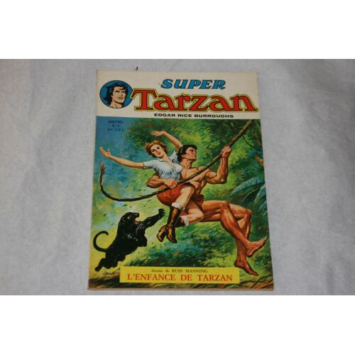 Super Tarzan N° 12 L'enfance De Tarzan. Russ Manning Sagédition 1975