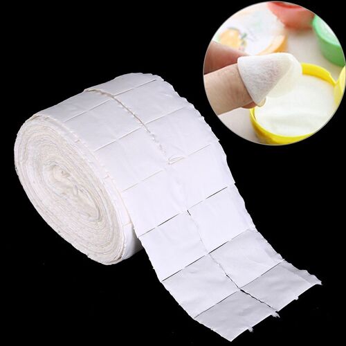 Lingettes Blanches Dissolvant Pour Vernis À Ongles, 500 Pièces/Lot, En Papier, Tampons En Coton, Pour Salon De Beauté, Vente En Gros 