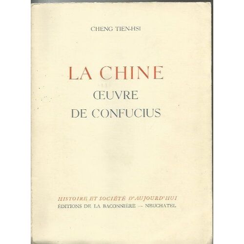 La Chine,Oeuvre De Confucius