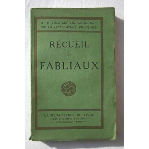 Recueil De Fabliaux