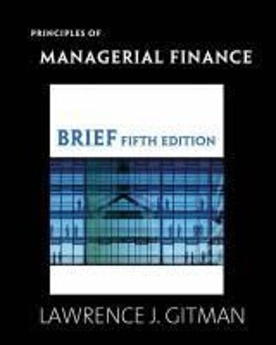 Principles Of Managerial Finance