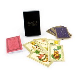 Cartomancie Oracle Belline, 52 Cartes En Coffret Noir Et Or - Avec Notice Trilingue