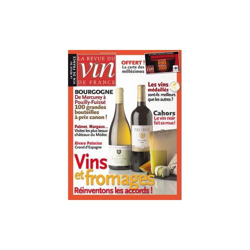La Revue Du Vin De France  N° 535 : Vins Et Fromages