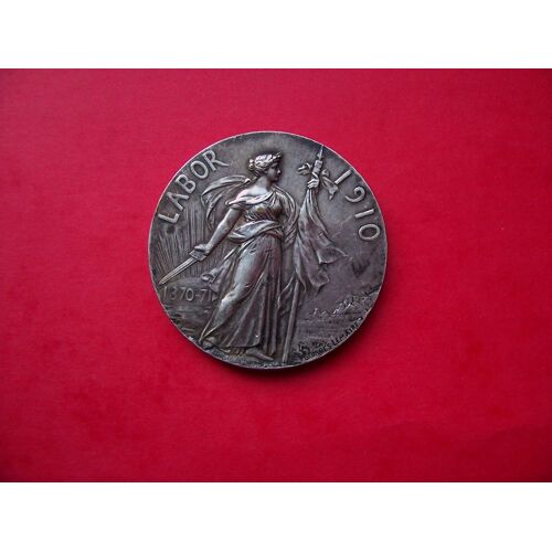 Médaille Bronze Argenté Honneur Et Patrie 1910