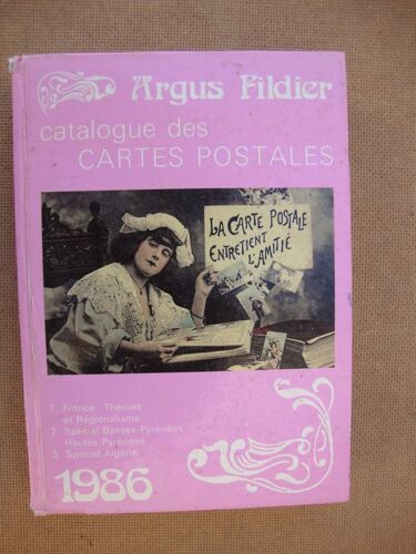 Argus Fildier Catalogue Des Cartes Postales 1986