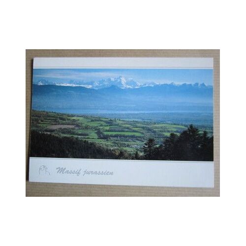 Carte Postale Affranchie : Les Alpes, Le Lac Léman, 1997