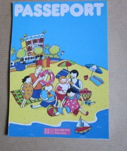 Carte Postale Affranchie :  Passeport, Hachette, Illustration Florence Quintin, 1997