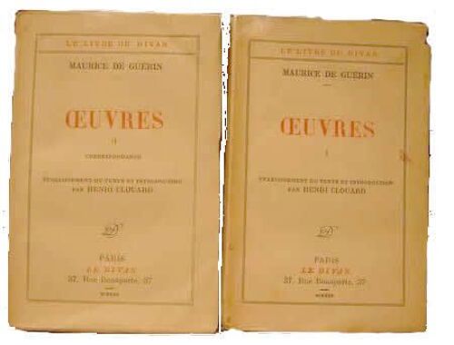 Oeuvres. Etablissement Du Texte Et Introduction Par Henri Clouard. - Le Livre Du Divan. Oeuvres. Etablissement Du Texte Et Introduction Par Henri Clouard. - Le Livre Du Divan