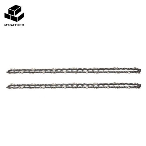 XM Mtassembler 2X lame de scie à chaîne Outil de scie à chaîne hauteur 3/8LP calibre 050 lame de scie à chaîne pour outils de jardin de 14 pouces 52 maillons