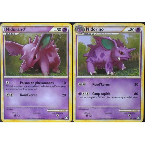 Triomphe - Nidoran (70) + Nidorino (46/102)