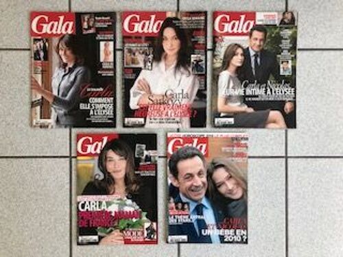 Lot De 5 Gala/Carla Bruni