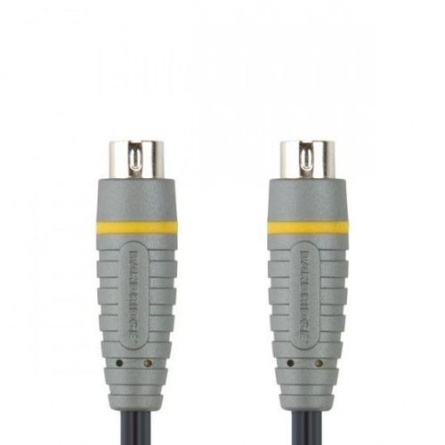 Bandridge Blue - Câble vidéo - S-Video - 4 broches mini-din mâle pour 4 broches mini-din mâle - 2 m - blindé