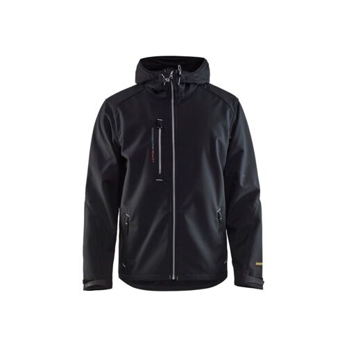 Veste softshell à capuche Blaklader Noir / Argent XXL