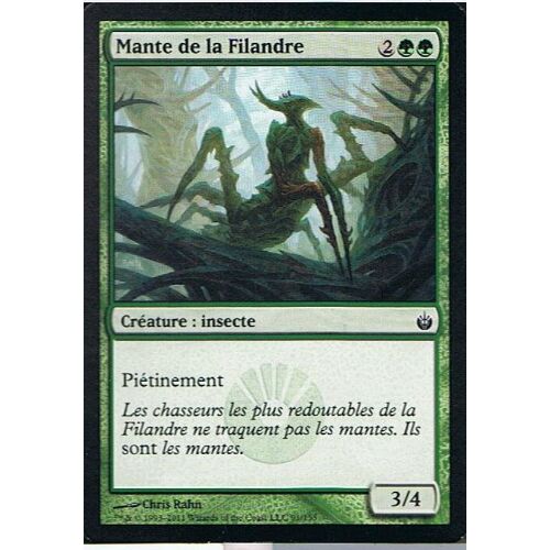 Mante De La Filandre ( Tangle Mantis ) - Magic Mtg - Assiege 91 - C