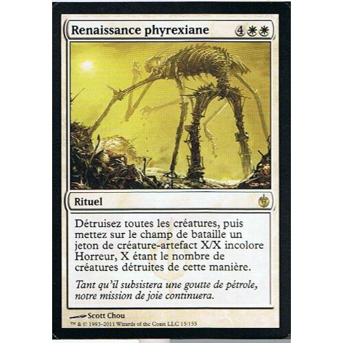 Renaissance Phyrexiane ( Phyrexian Rebirth ) - Magic Mtg - Assiege 15 - R