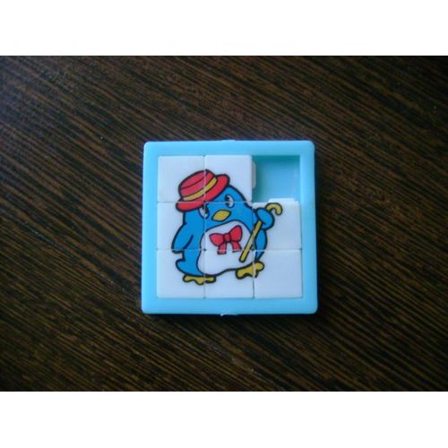 Puzzle Pingouin - 8 Cases À Déplacer - 4.5x4.5cm