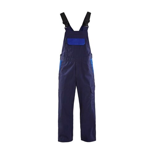 Cotte à bretelles polycoton Blaklader Industrie Bleu Marine Poches Bleues 56