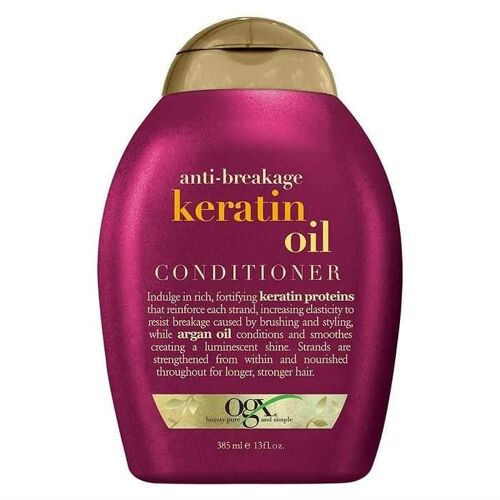 Ogx Huile De Kératine Après Shampooing 385ml 