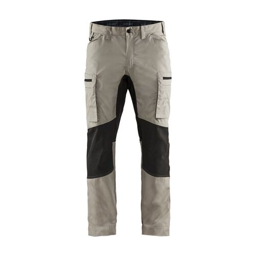 Pantalon de travail services Blaklader polycoton ultra léger Beige / Noir 40