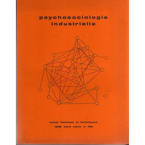 Psychosociologie Industrielle Hors-Série N° 169