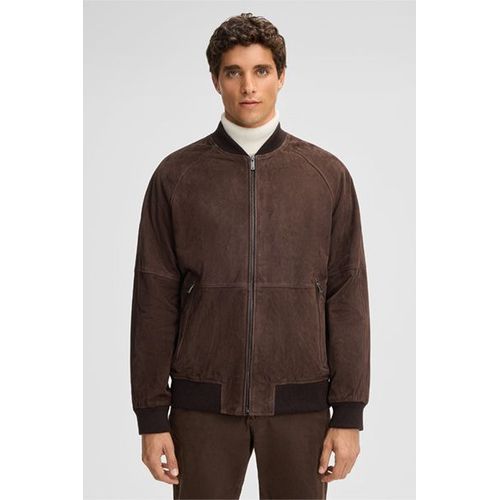 Blouson En Cuir Vance, Marron Foncé