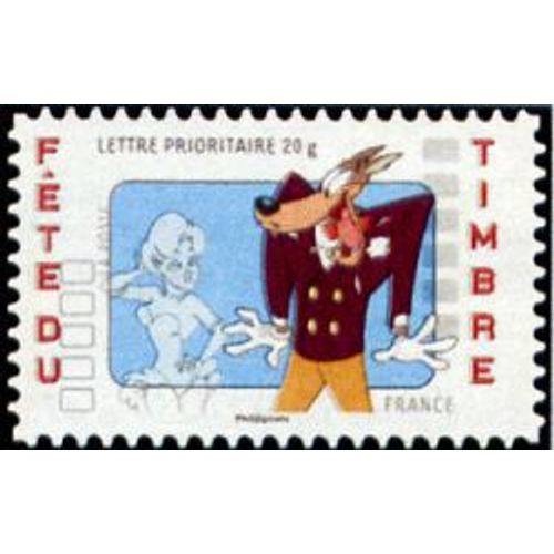 Timbre France Oblitéré Autocollant 2008 Y&t 4151 Fête Du Timbre