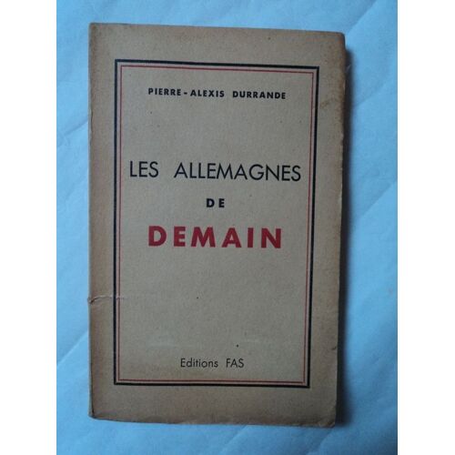 Les Allemagnes De Demain