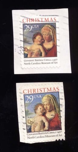 Timbre U Ds A, Christmas, Giovanni Battista Cima, 1497, North Carolina Museum Of Arts, 29 Cents, Oblitéré