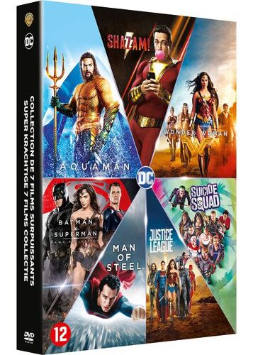 Dc Universe - L'intégrale Des 6 Films : Justice League + Wonder Woman + Suicide Squad + Batman V Superman : L'aube De La Justice + Man Of Steel + Aquaman - Pack