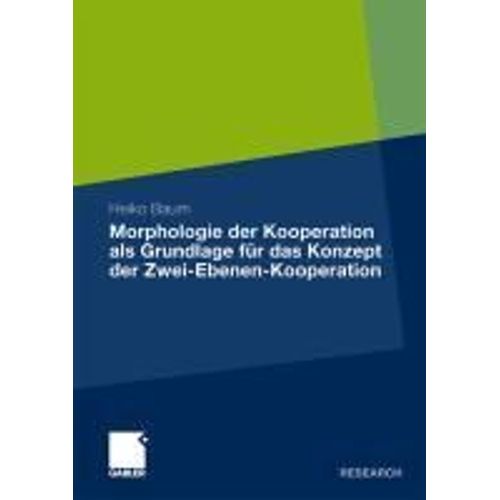 Morphologie Der Kooperation Als Grundlage Für Das Konzept Der Zwei-Ebenen-Kooperation
