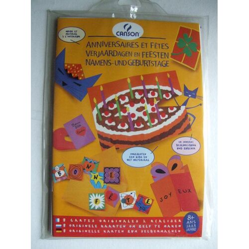 CARTES ORIGINALES A REALISER (8) ANNIVERSAIRES ET FETES