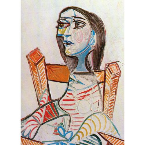 Carte Postale Annee 1991 - Pablo Picasso - Portrait De Femme - 1938