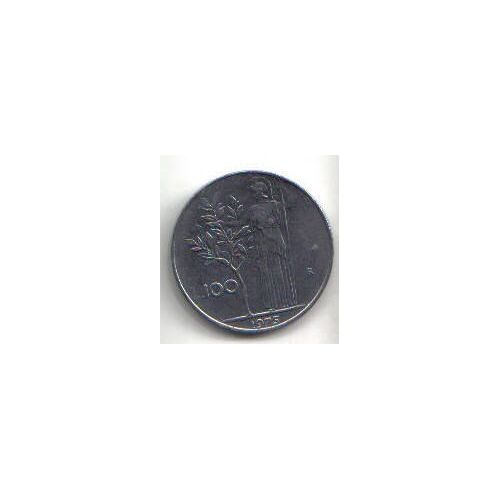 Piece Italie 100 Lire 1975 Tbe