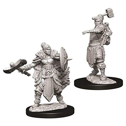 Dungeons & Dragons Nolzurs Marvelous Unpainted Miniatures W9 Female Half-Orc Barbarian