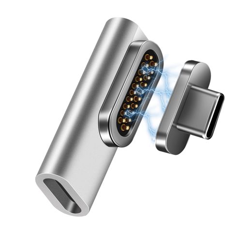 XtremeMac Magnetic Type-C Adapter - Adaptateur USB - 24 pin USB-C (F) pour 24 pin USB-C (M) incliné - 20 V - 5 A