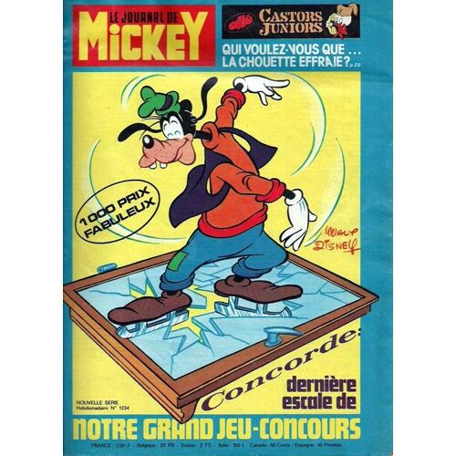 Le Journal De Mickey N° 1234 : Qui Voulez Vous Que La Chouette Effraie ?