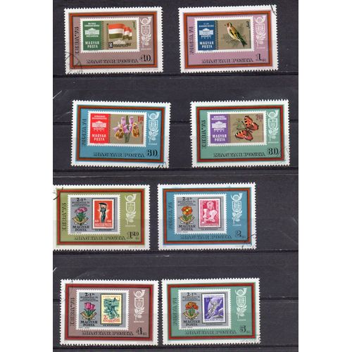 Hongrie- Lot De 8 Timbres Oblitérés- Année 1961