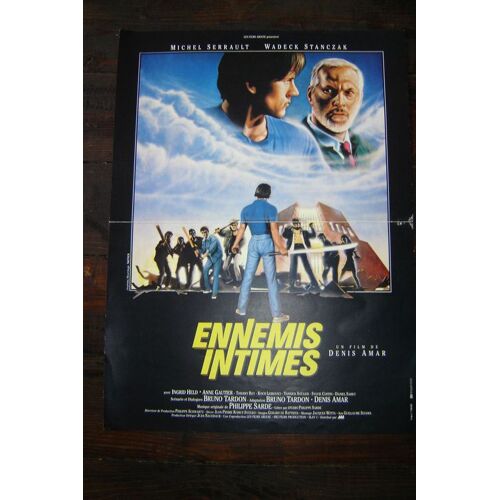 Affiche De Cinema / Ennemis Intimes De Denis Amar / Eo 1987 / 40 Cmx 54cm