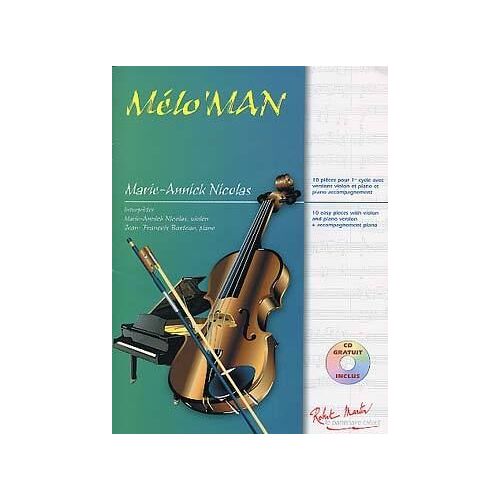 Nicolas : Mélo'man ( + 1 Cd) - Violon - Robert Martin