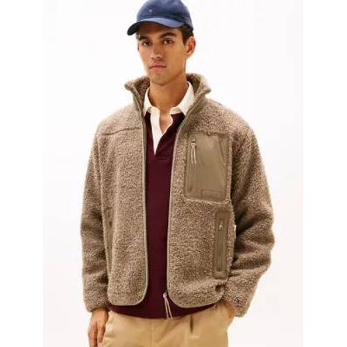 Veste En Fourrure Polaire Zippée