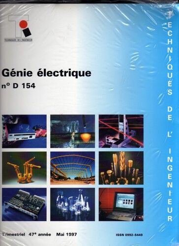 Tecniques De L'ingénieur Génie Électrique  N° 154