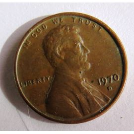 1 Cent Usa Lincoln Memorial Penny Année 1970 Atelier D Usa_37