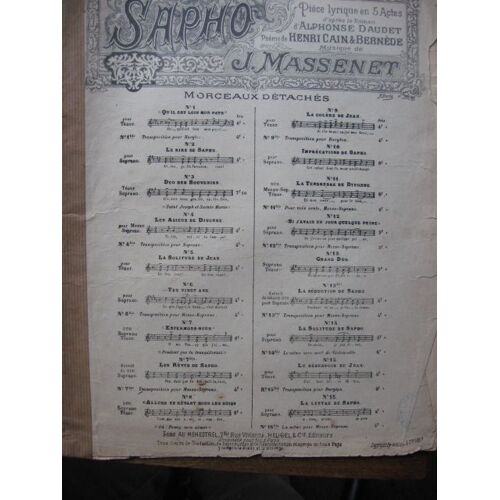 Sapho, La Séduction De Sapho