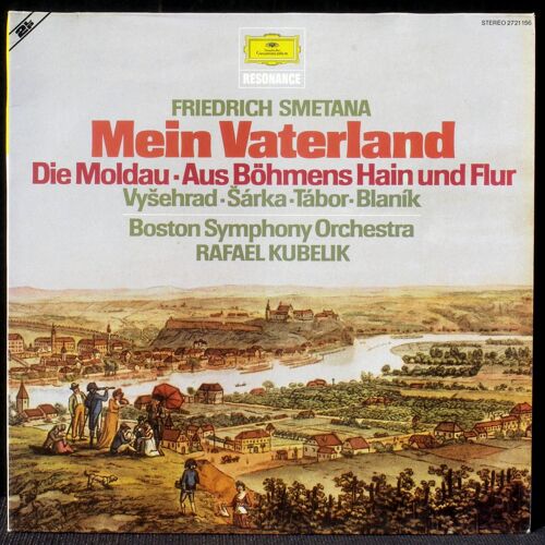Smetana Kubelik Mein Vaterland Ma Vlast Dg Resonance Germany 2 X Lp M, Cv Nm Cleaned On Clearaudio