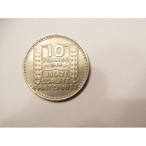 10 Francs Type Turin Année1947 Sup
