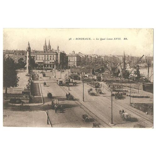 Bordeaux -Le Quai Louis Xviii